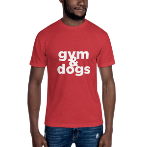 Gym & Dogs Unisex Crew Neck Tee