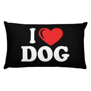 I Love Dog Premium Pillow