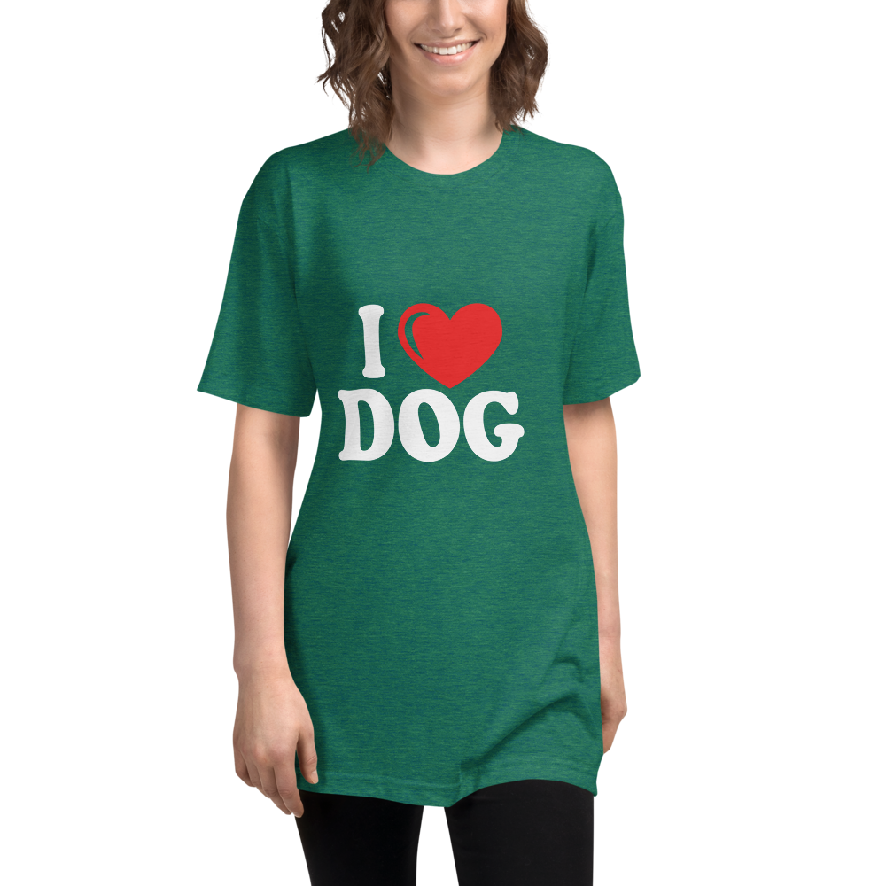 I Love Dog Track Shirt
