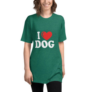 I Love Dog Track Shirt