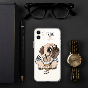 "It's coffee time". iPhone Case for a gift or you personally