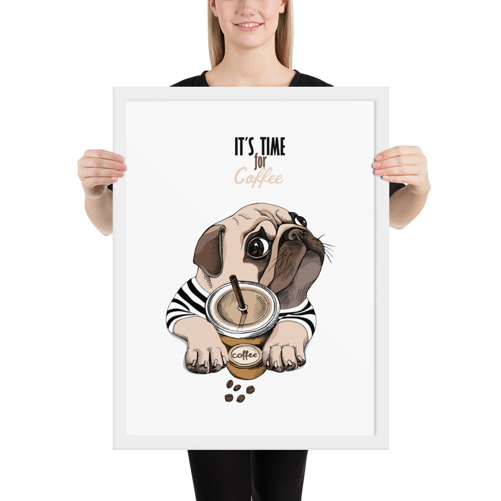 Framed photo paper poster