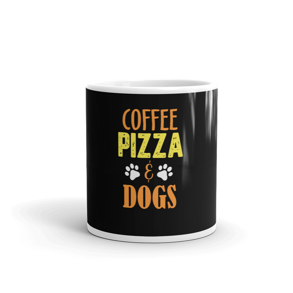Coffee Pizza & Dogs Mug