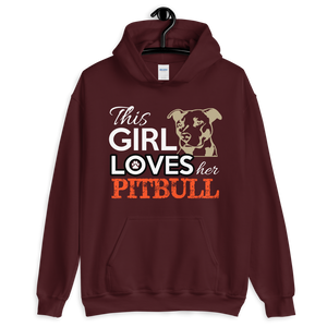 This Girl Lovers het Pitbull Hoodie