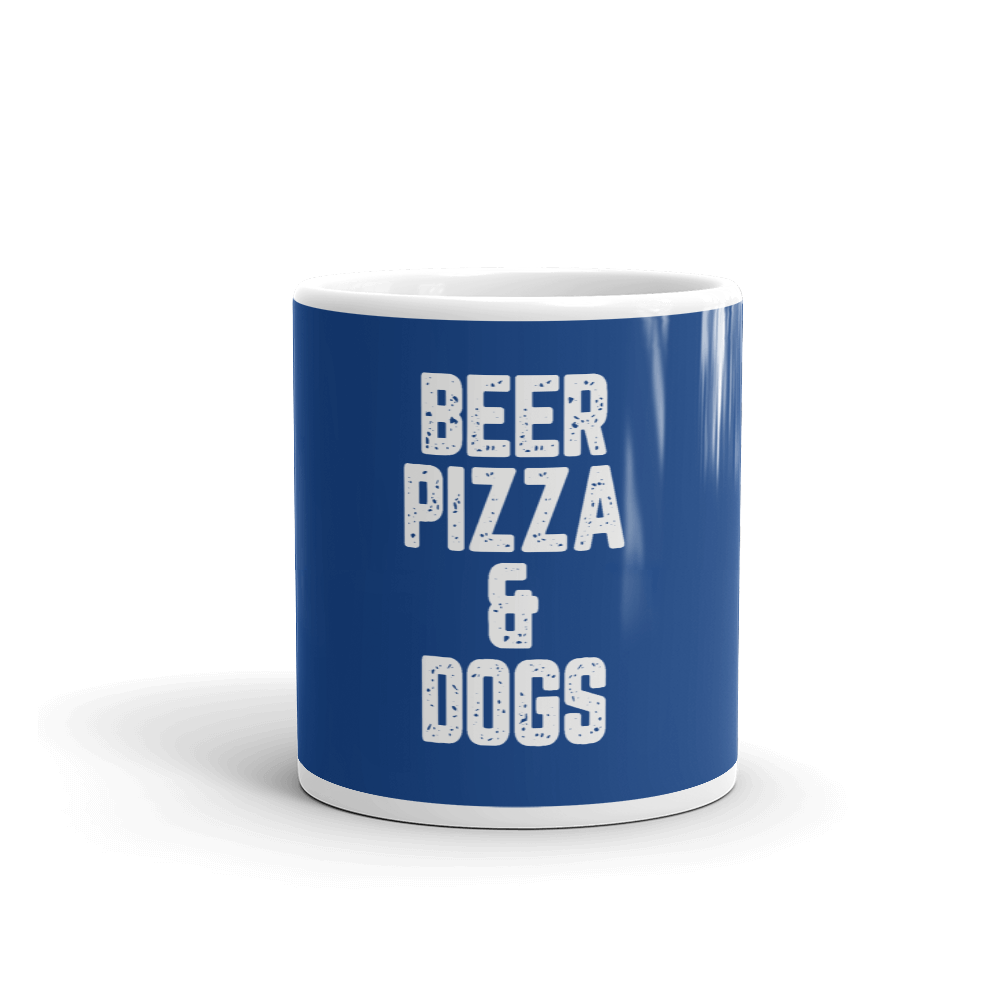Beer Pizza & Dogs Mug