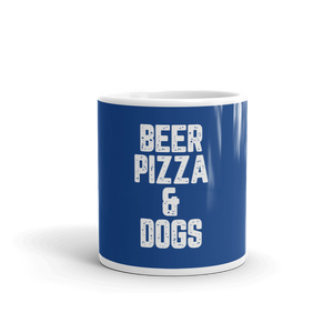 Beer Pizza & Dogs Mug