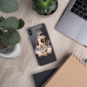 "It's coffee time". iPhone Case for a gift or you personally