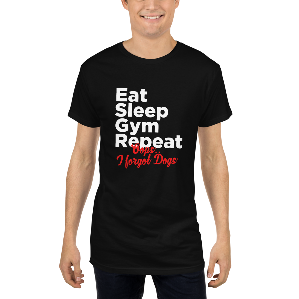 Eat Sleep Gym Repeat Urban Tee