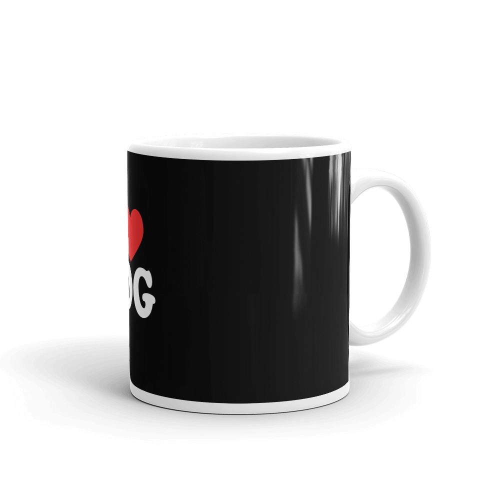 I Love Dog Mug