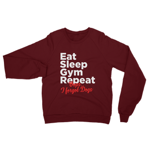 Eat Sleep Gym Repeat  Sweatshirt