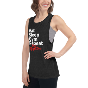 Ear Sleep Gym Repeat Ladies’ Muscle Tank