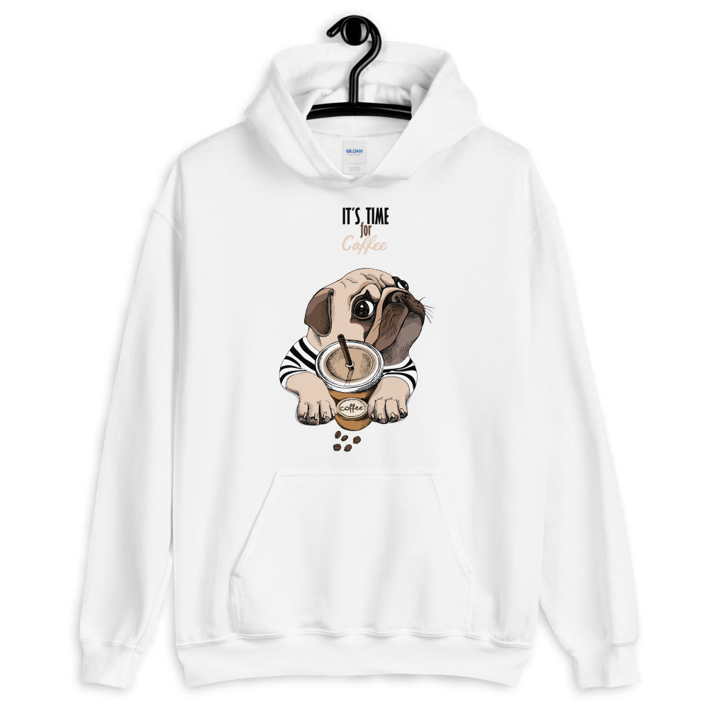 "It's coffee time"  A warm and nice to wear Unisex Hoodie for you.