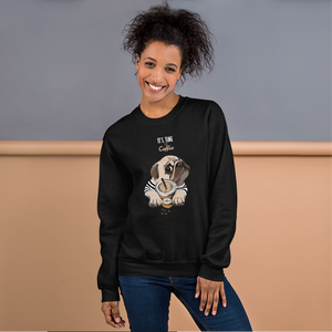 "It's coffee time." A warm and nice to wear Unisex Sweatshirt for you.