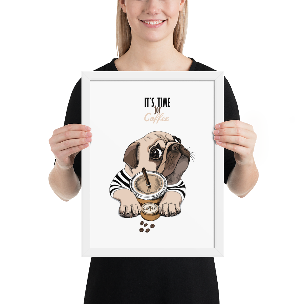 Framed photo paper poster