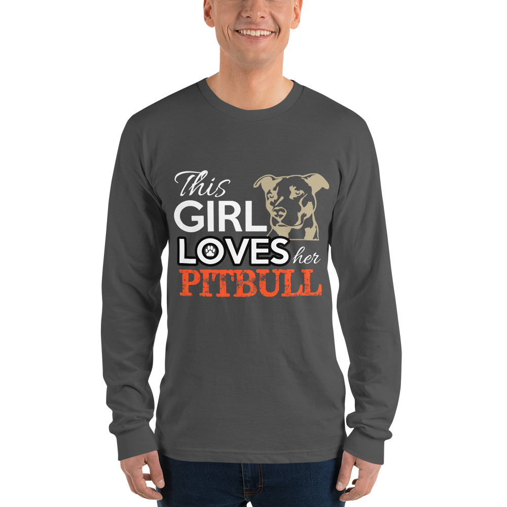 This Girl Loves Het Pitbull Long sleeve t-shirt