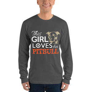 This Girl Loves Het Pitbull Long sleeve t-shirt