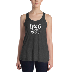 Dog Lives Matter Flowy Racerback Tank