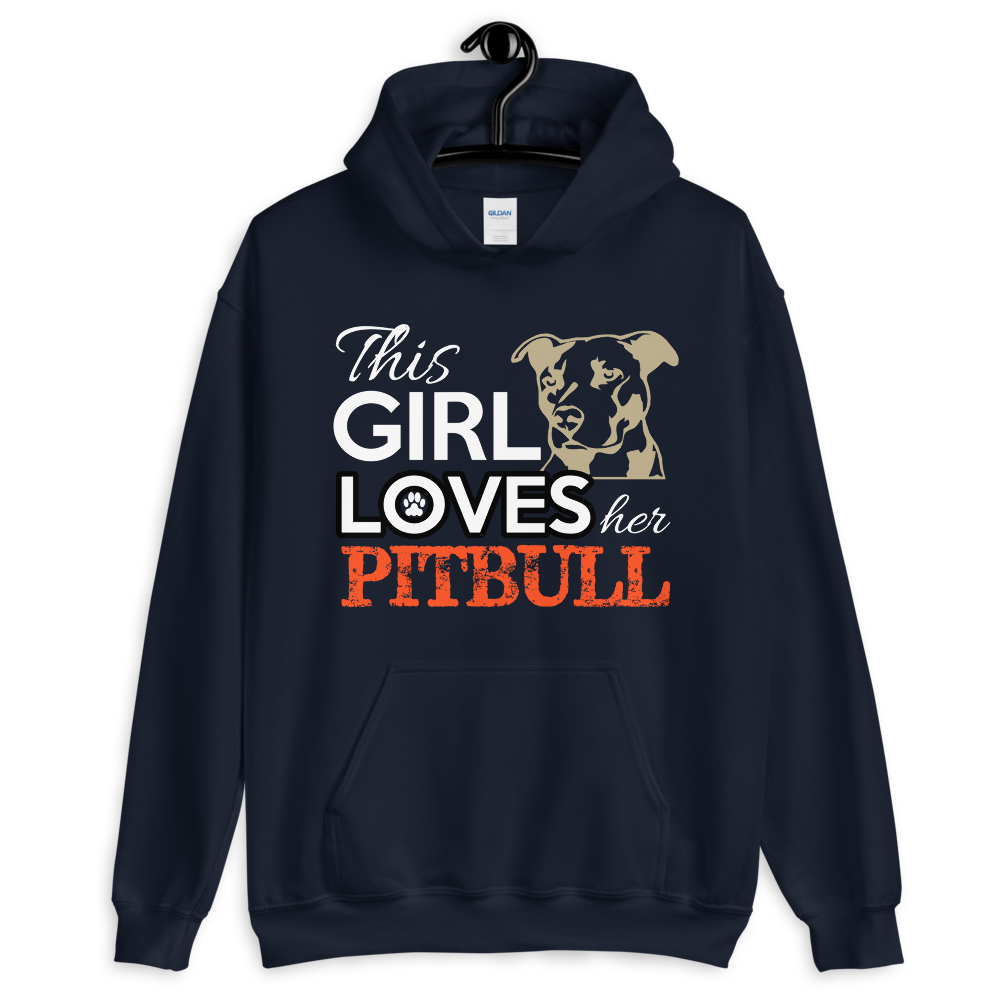 This Girl Lovers het Pitbull Hoodie