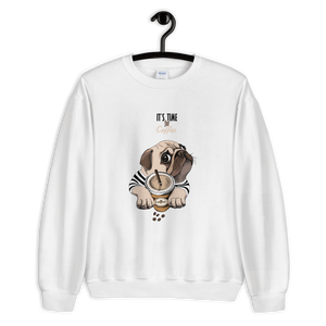 It's coffee time. A warm and nice to wear Unisex Sweatshirt for you.