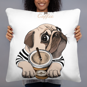 "It's coffee time." Basic cool Pillow