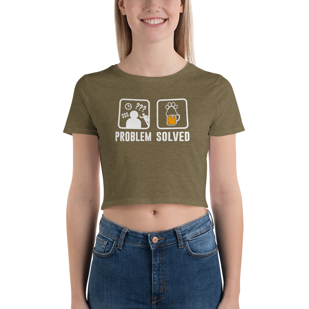 Problem Solved Women’s Crop Tee