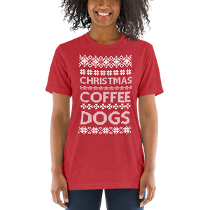 Christmas Coffee Dogs T-shirt