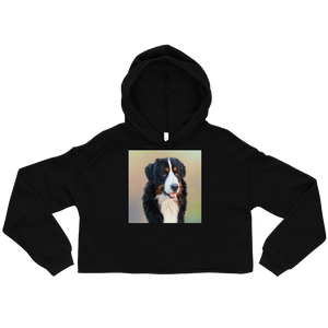 Your Funny Dog. Crop Hoodie for women