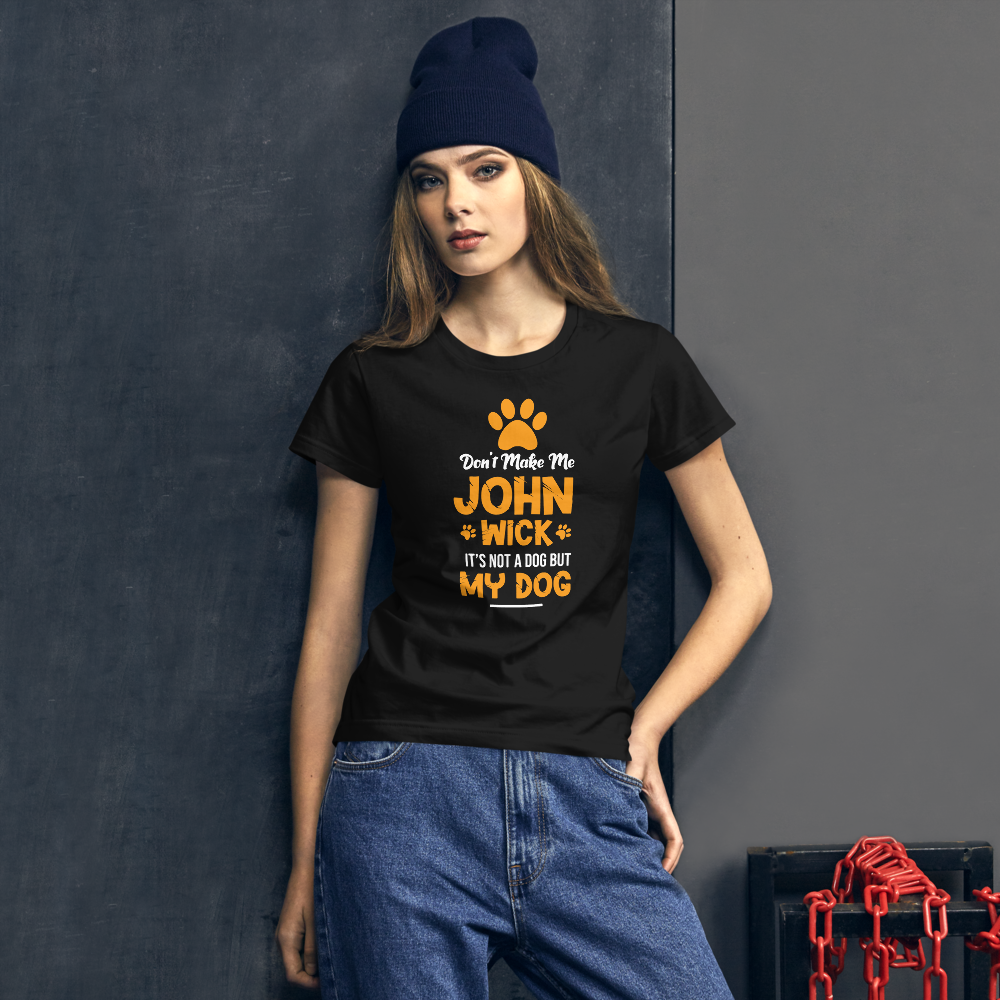 Don't make me john wick short sleeve t-shirt