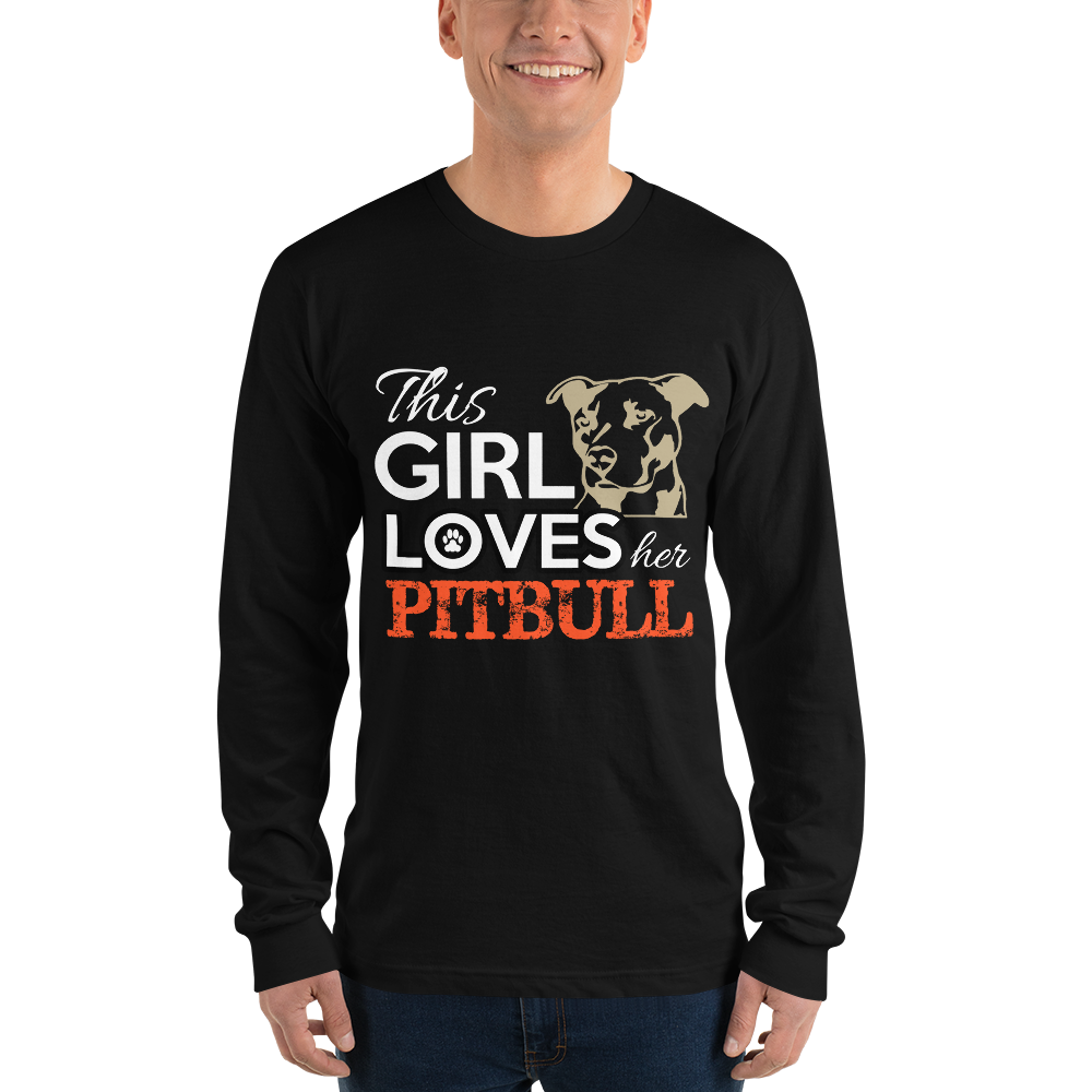 This Girl Loves Het Pitbull Long sleeve t-shirt