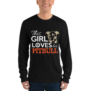 This Girl Loves Het Pitbull Long sleeve t-shirt