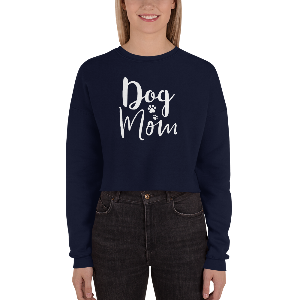Dog Mom Crop Sweatshirt