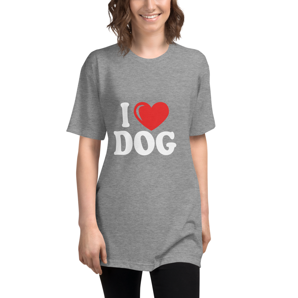I Love Dog Track Shirt