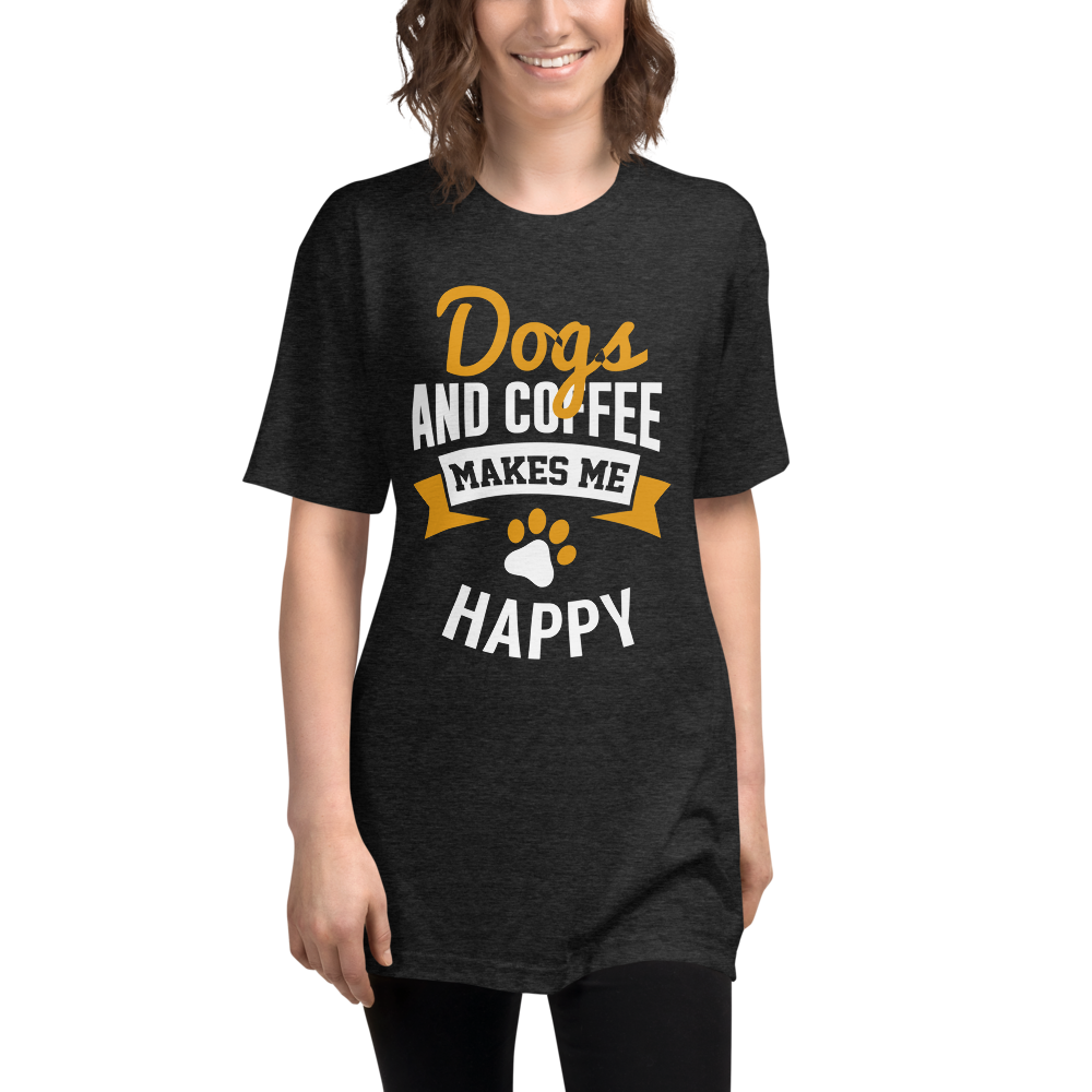 Dogs And Coffee Makes Me Happy Shirt