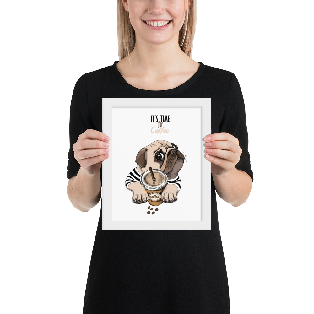 Framed photo paper poster