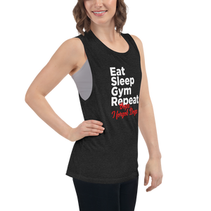 Ear Sleep Gym Repeat Ladies’ Muscle Tank