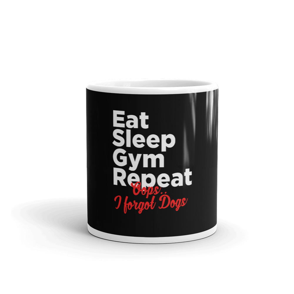 Eat Sleep Gym Repeat  Mug