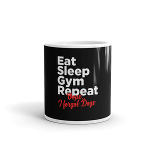 Eat Sleep Gym Repeat  Mug
