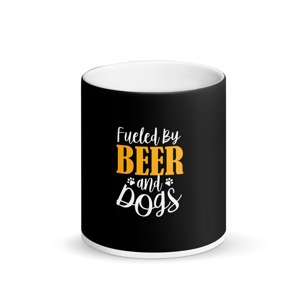 Fueled by Beer and Dogs Magic Mug