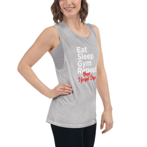 Ear Sleep Gym Repeat Ladies’ Muscle Tank