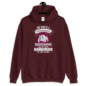 Messing with me dangerous Unisex Hoodie