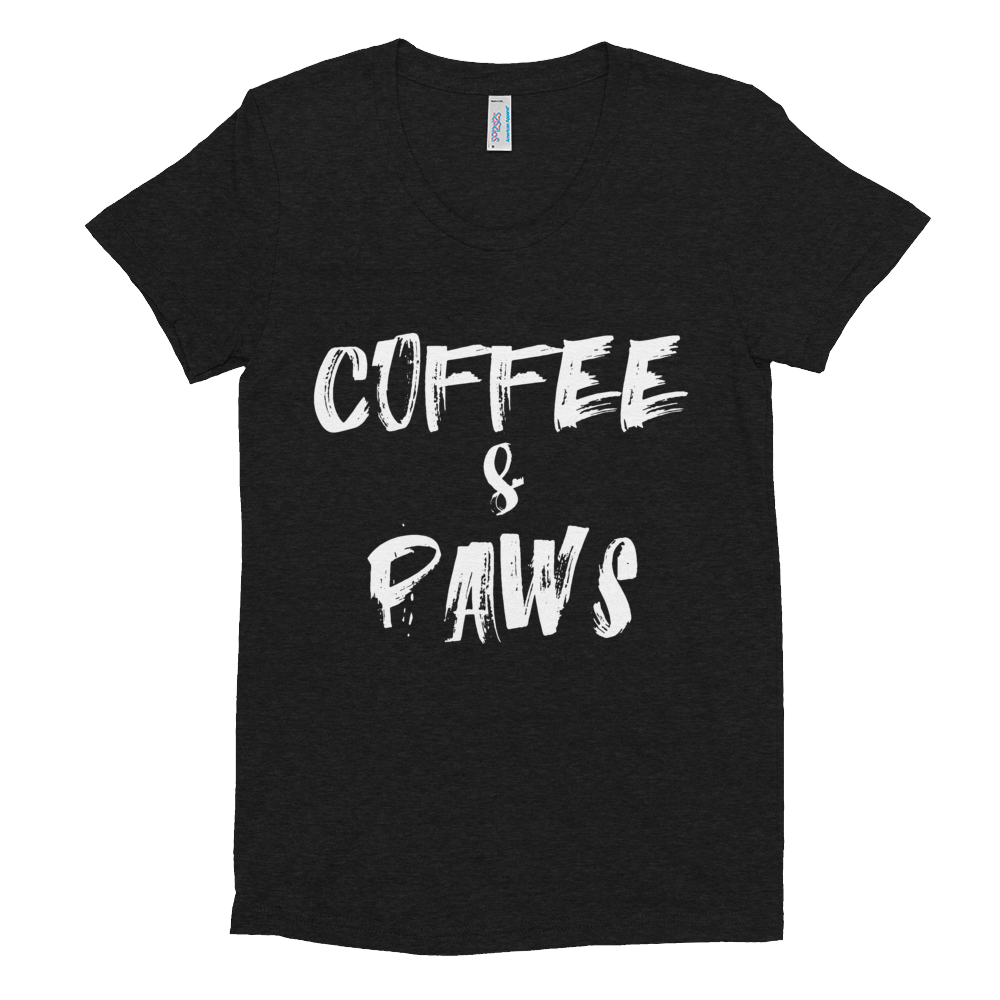 Coffee Paws Neck T-shirt