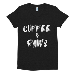 Coffee Paws Neck T-shirt