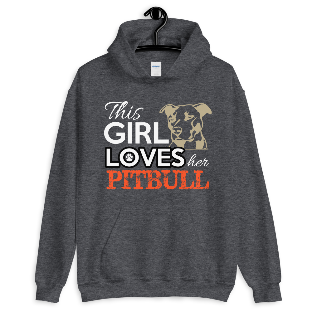 This Girl Lovers het Pitbull Hoodie