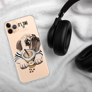 "It's coffee time". iPhone Case for a gift or you personally