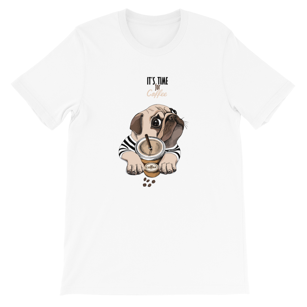 It's coffee time. New and cool Unisex t-shirt for you. Short-Sleeve.