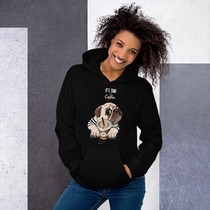 "It's coffee time" A warm and nice to wear Unisex Hoodie for you.