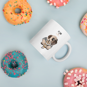 "It's coffee time" Cool Mug for a gift or you personally.