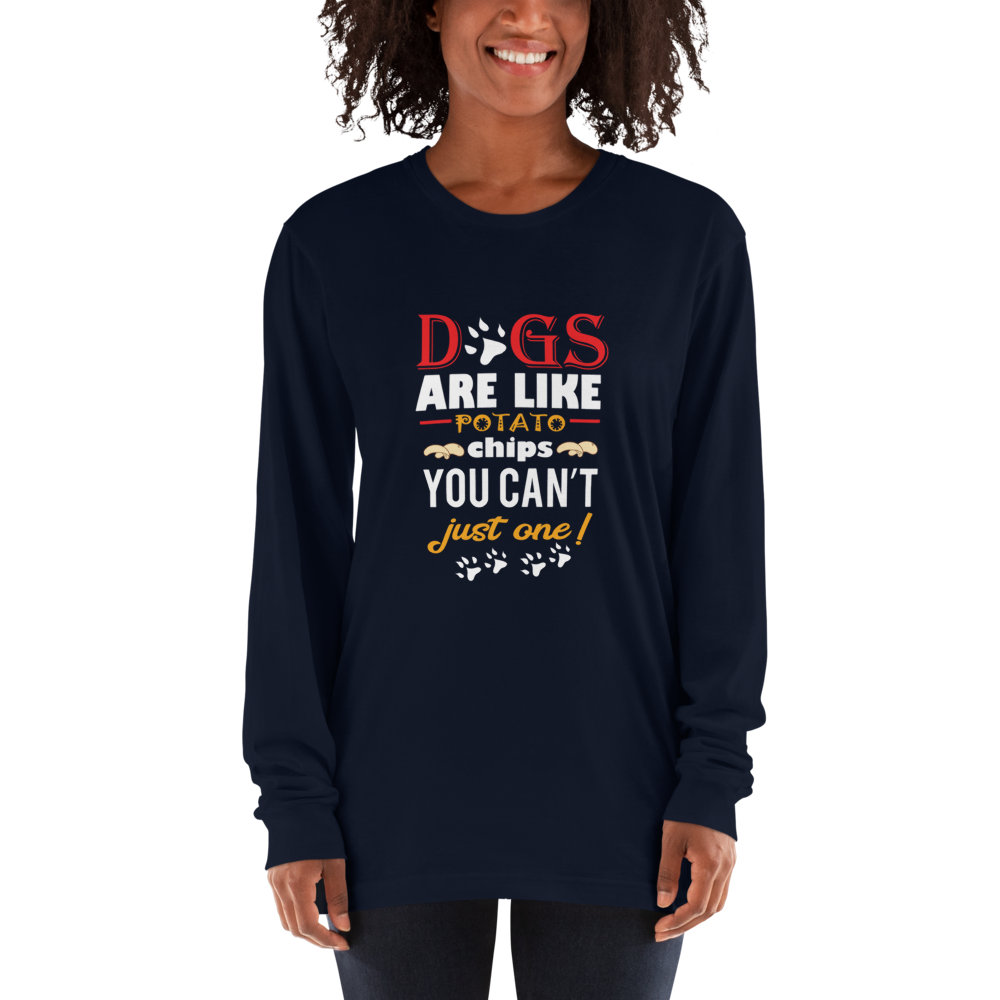 Dogs Are Like Potato Chips You Can't Just One! t-shirt