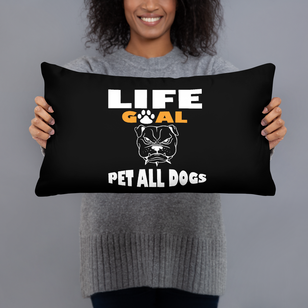 Life Goal Pet All Dogs Pillow