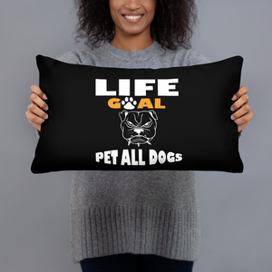 Life Goal Pet All Dogs Pillow